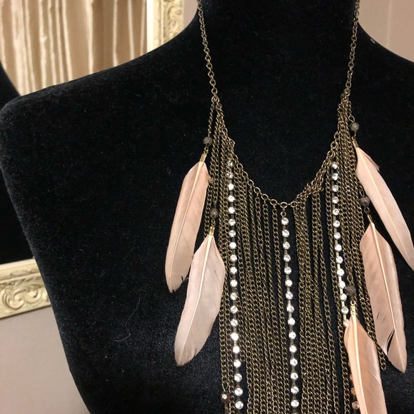 Gorgeous feather necklace - Picture 3 of 3